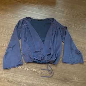 Ark & Co. Navy Blue Blouse